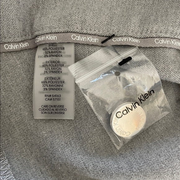 Calvin Klein Gray Plus Size High-Rise Wide-Leg Sailor Pants NWT Size 22W - Picture 7 of 8